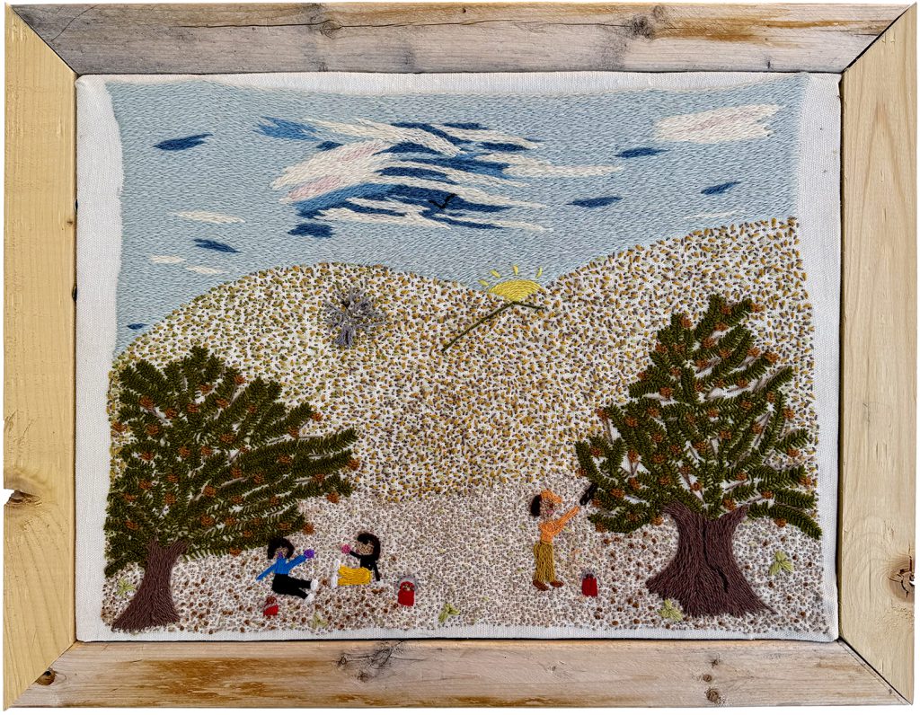 Brenda Lovato, Sweet Tarts and Piñon Nuts, 1979.
