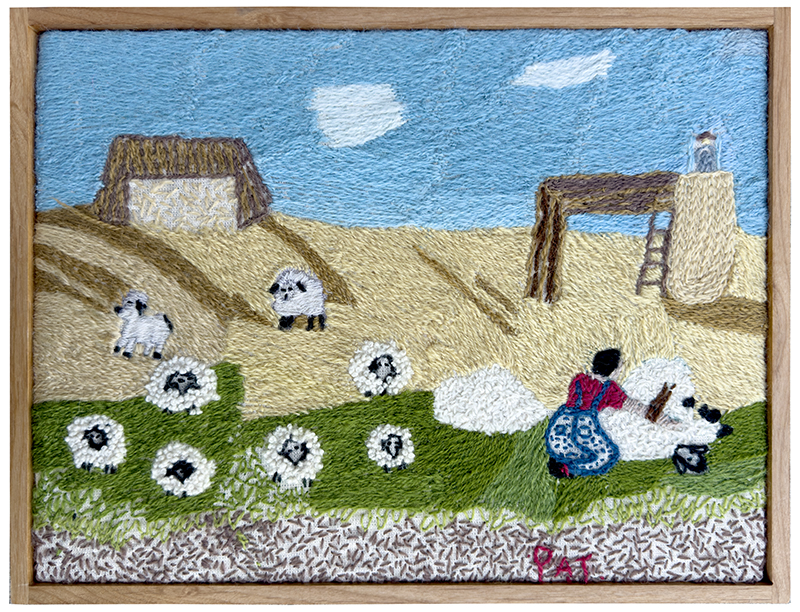 Patsy Garcia, Sheep Shearing, 2024.